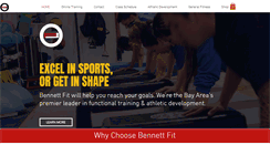 Desktop Screenshot of bennettfit.com