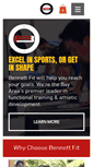 Mobile Screenshot of bennettfit.com